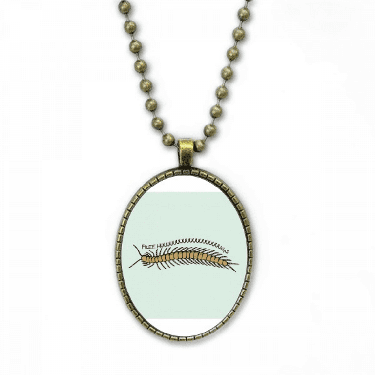 Centipede Leg Number Embrace Damage Necklace Vintage Chain Bead Pendant Jewelry Collection Walmart