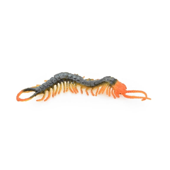 Centipede Toy, Arthropods, Very Realistic Rubber Figure, Model, Educational, Animal, Hand Painted Figurines, 7" CH064 BB79