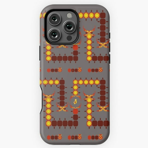 Centiskorch Pattern Pokemon Gamer Phone Case for iPhone 16 15 14 13 12 11 Pro Max