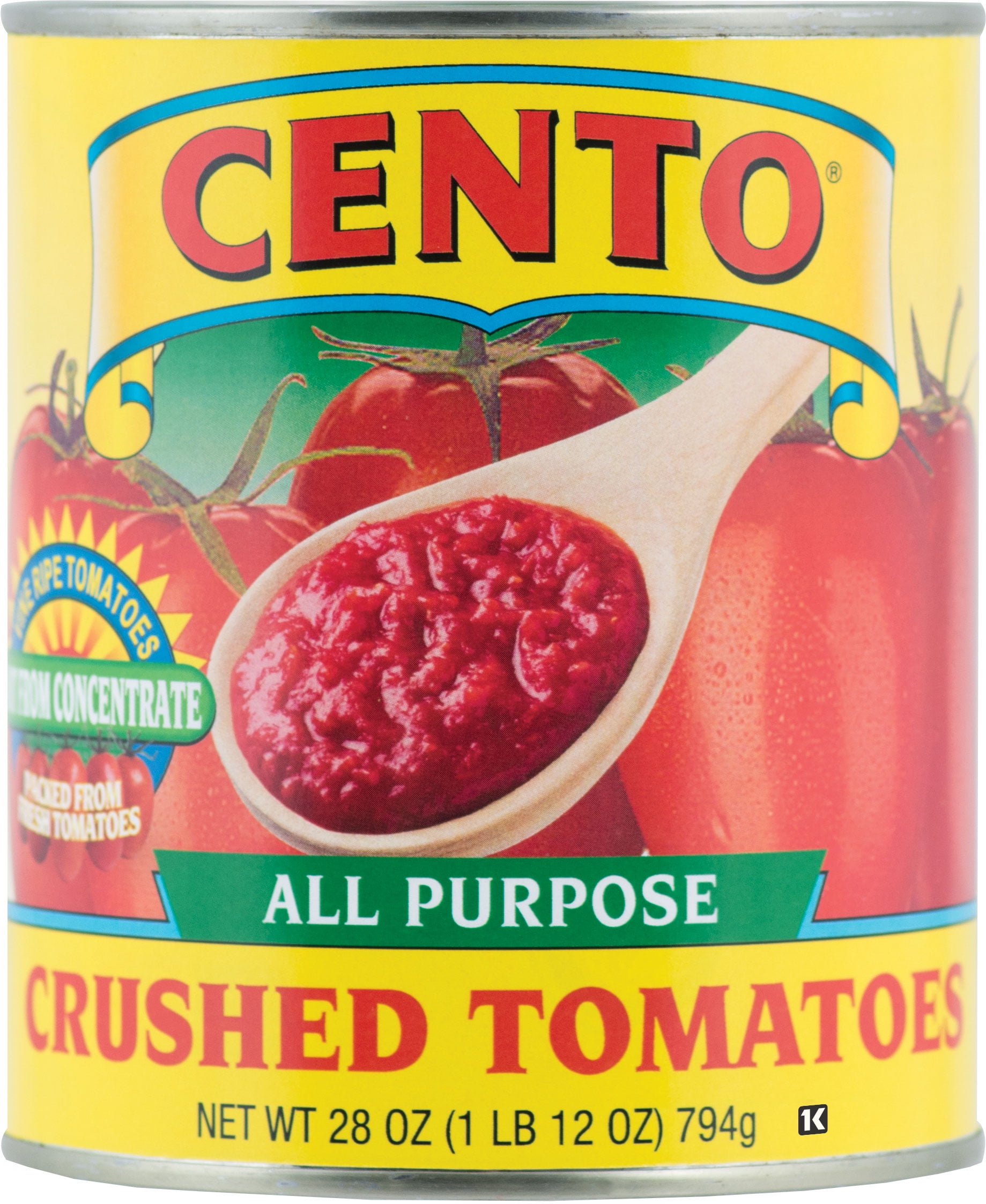 Cento All Purpose Crushed Tomatoes 28 Oz (Pack of 4)