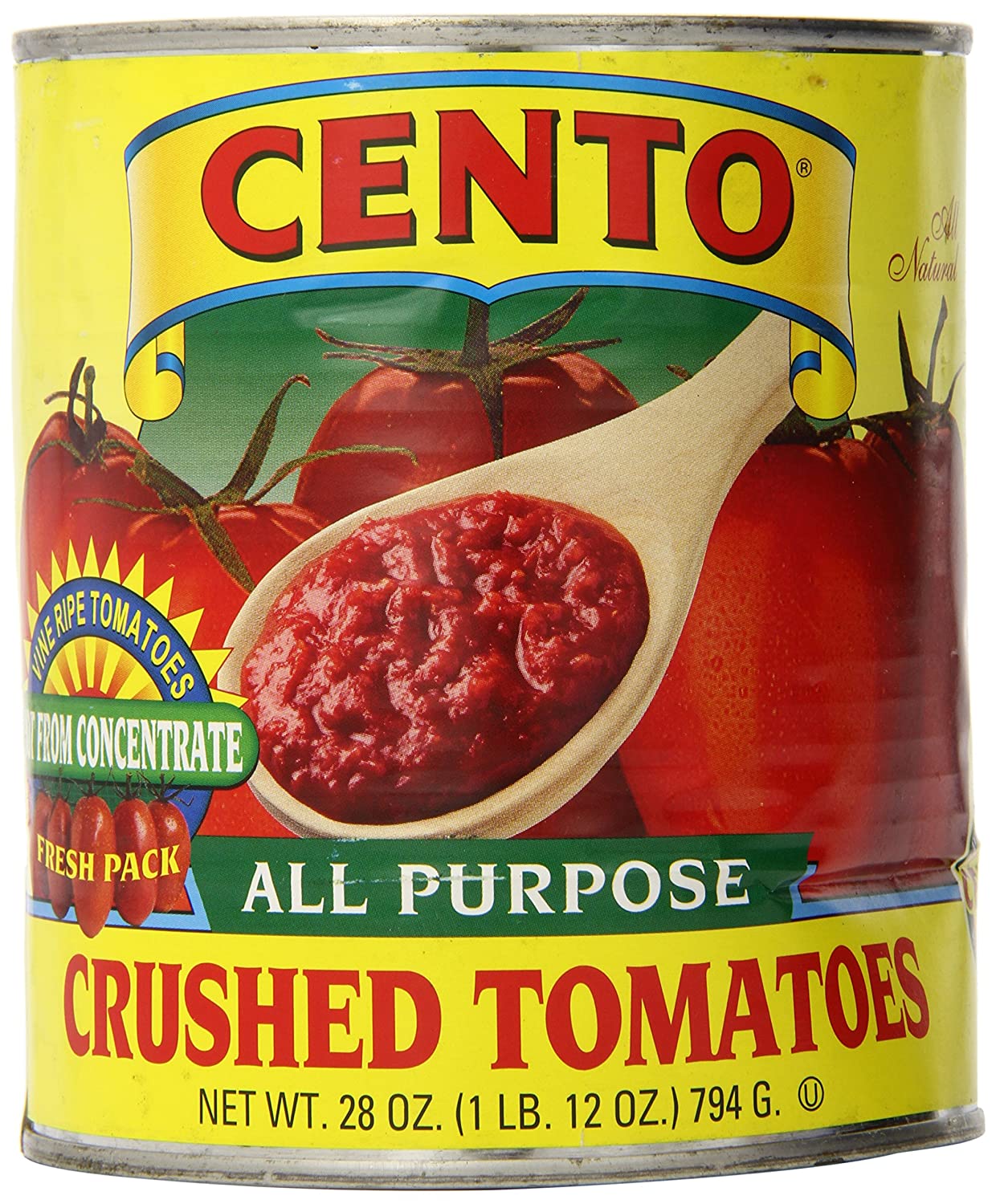 Cento All Purpose Crushed Tomatoes 28 oz Pack of 2