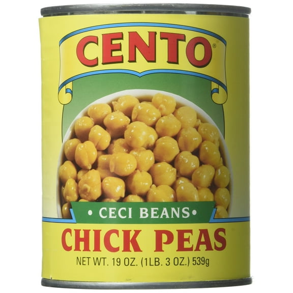 Pack of 12, Cento Ceci Beans Chick Peas, 19 oz