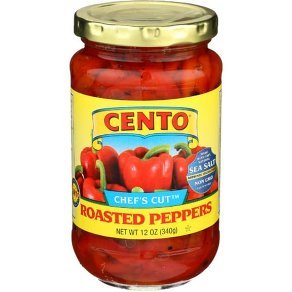 Cento Chefs Cut Roasted Peppers 12 oz (Pack Of 2)