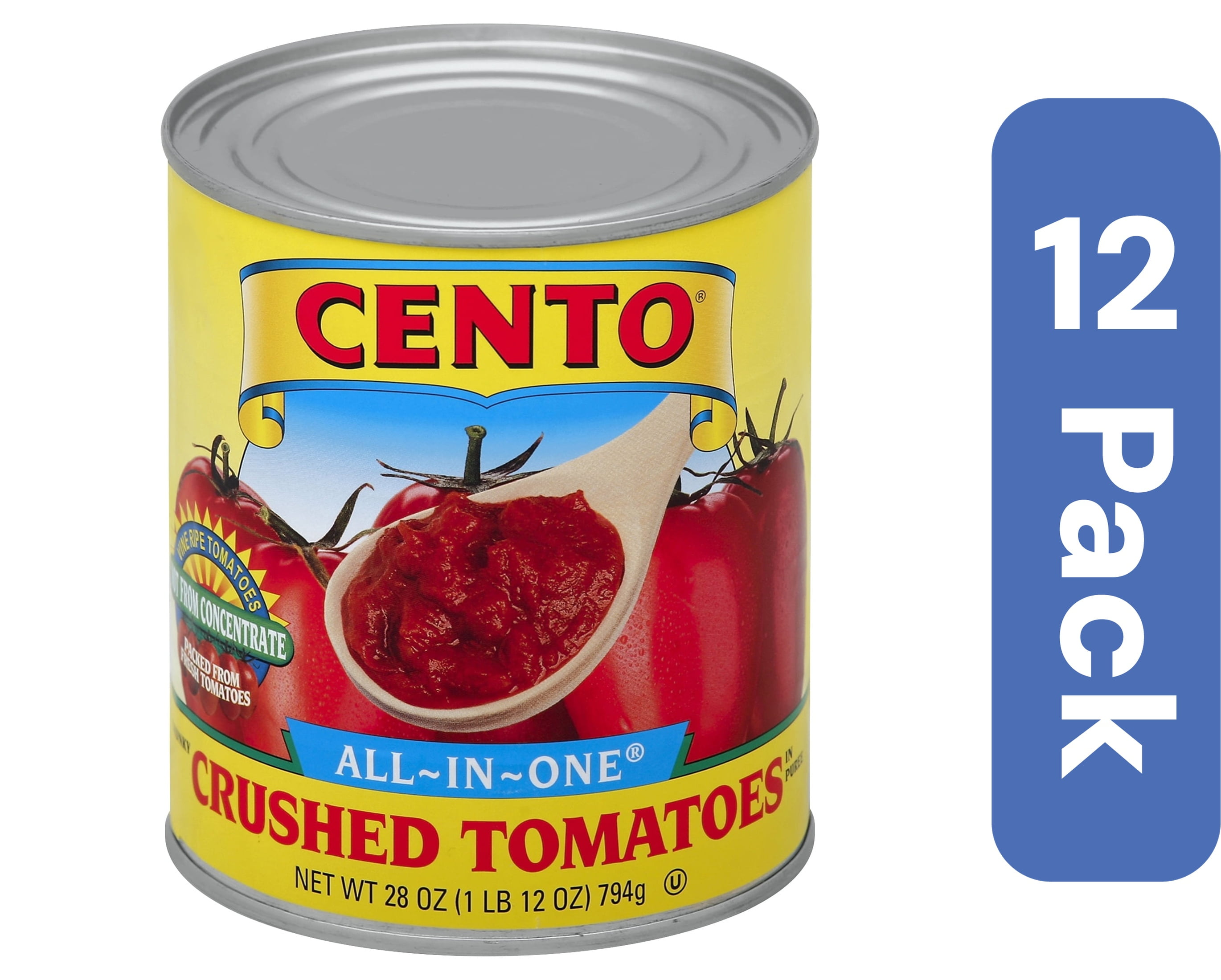 Cento Chunky Crushed Tomatoes 28 oz (Pack Of 12)