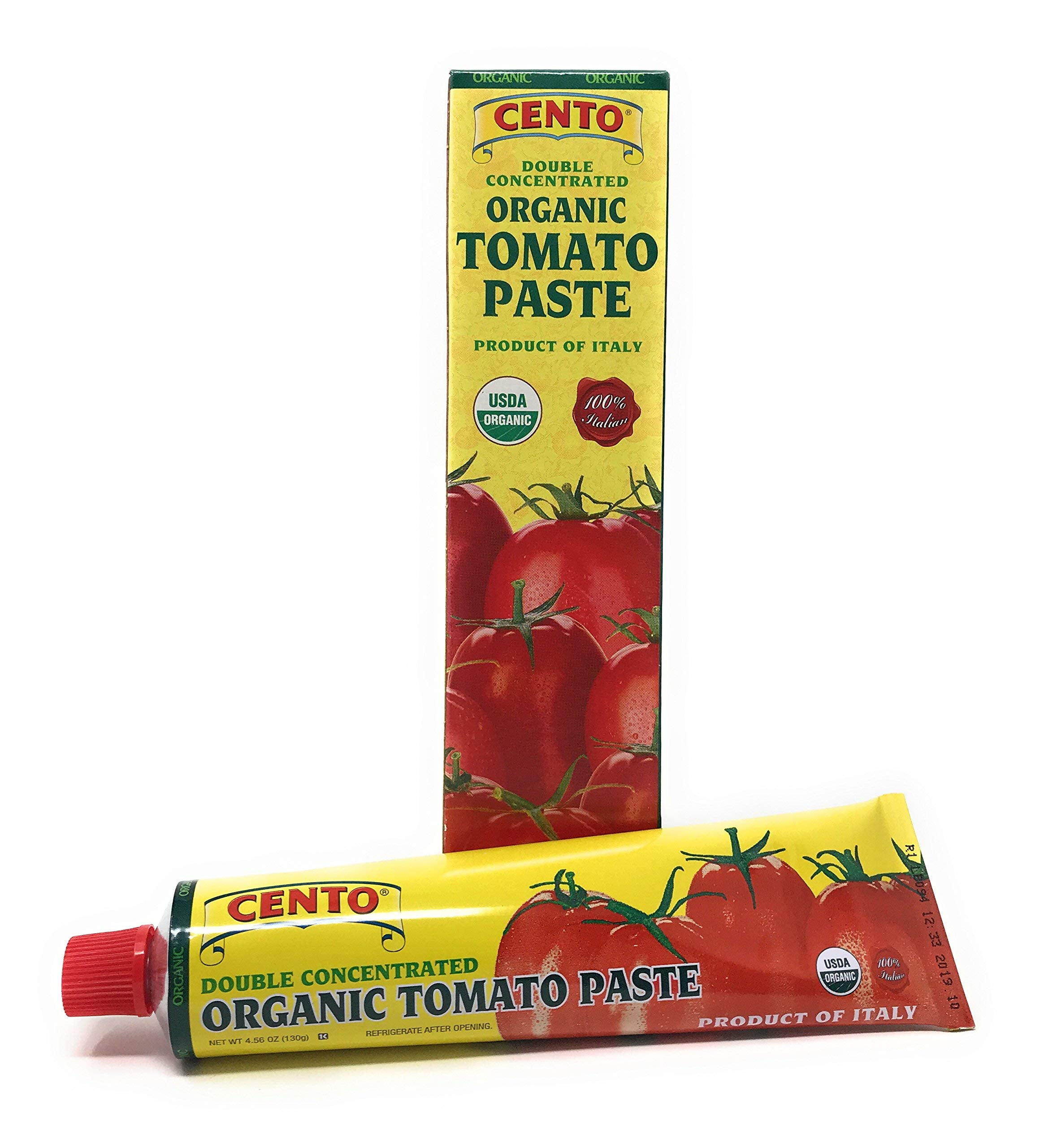 Cento Double Concentrated ORGANIC HP29 Tomato Paste 2/ 4.56 oz tubes