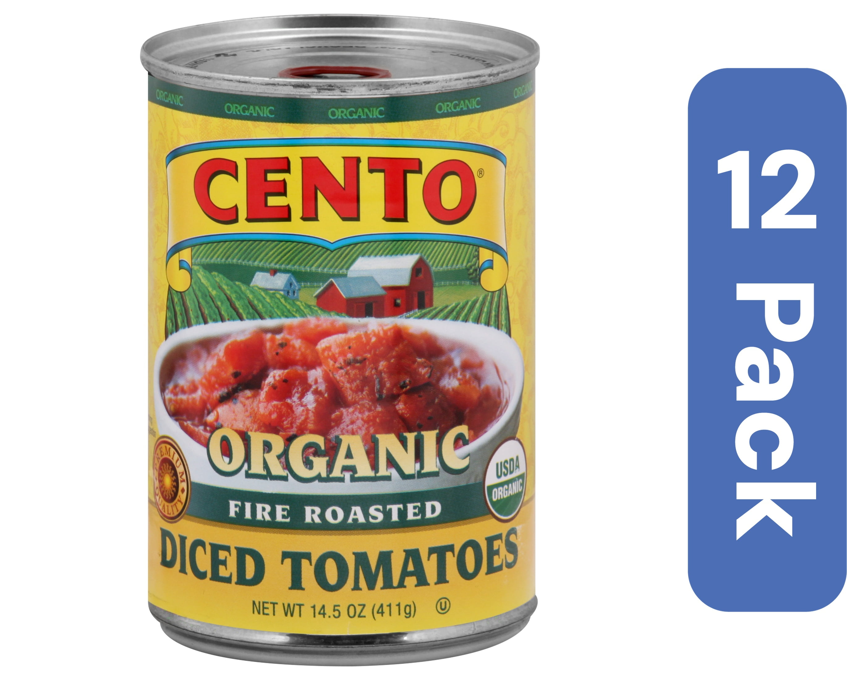 Cento Fire Roasted Diced Tomatoes 15 oz (Pack Of 12)