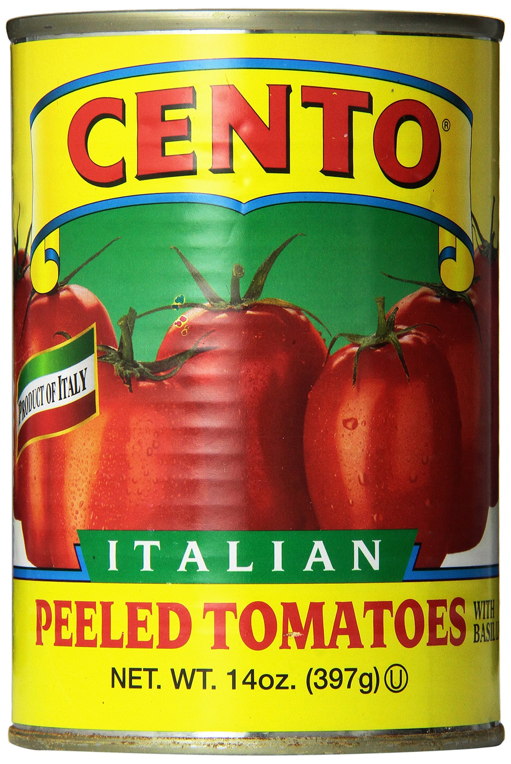 Cento Imported Italian Peeled Tomatoes, 14-Ounce Cans (Pack of 12)
