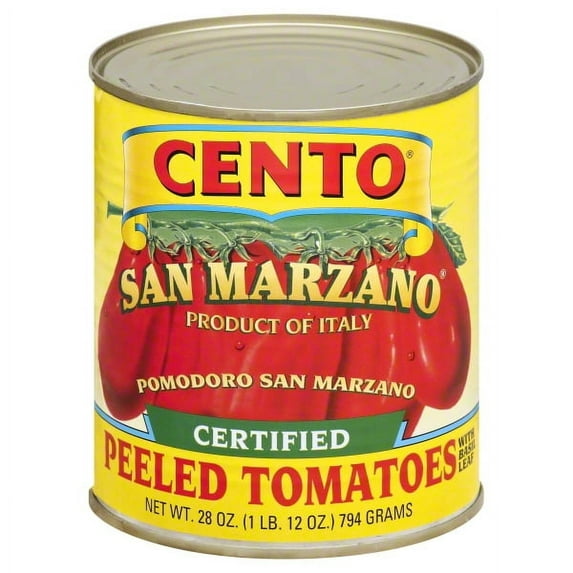 Cento San Marzano Peeled Tomatoes 28 Oz (Pack of 4)