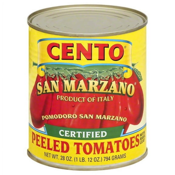 Cento San Marzano Peeled Tomatoes 28 Oz (Pack of 4)