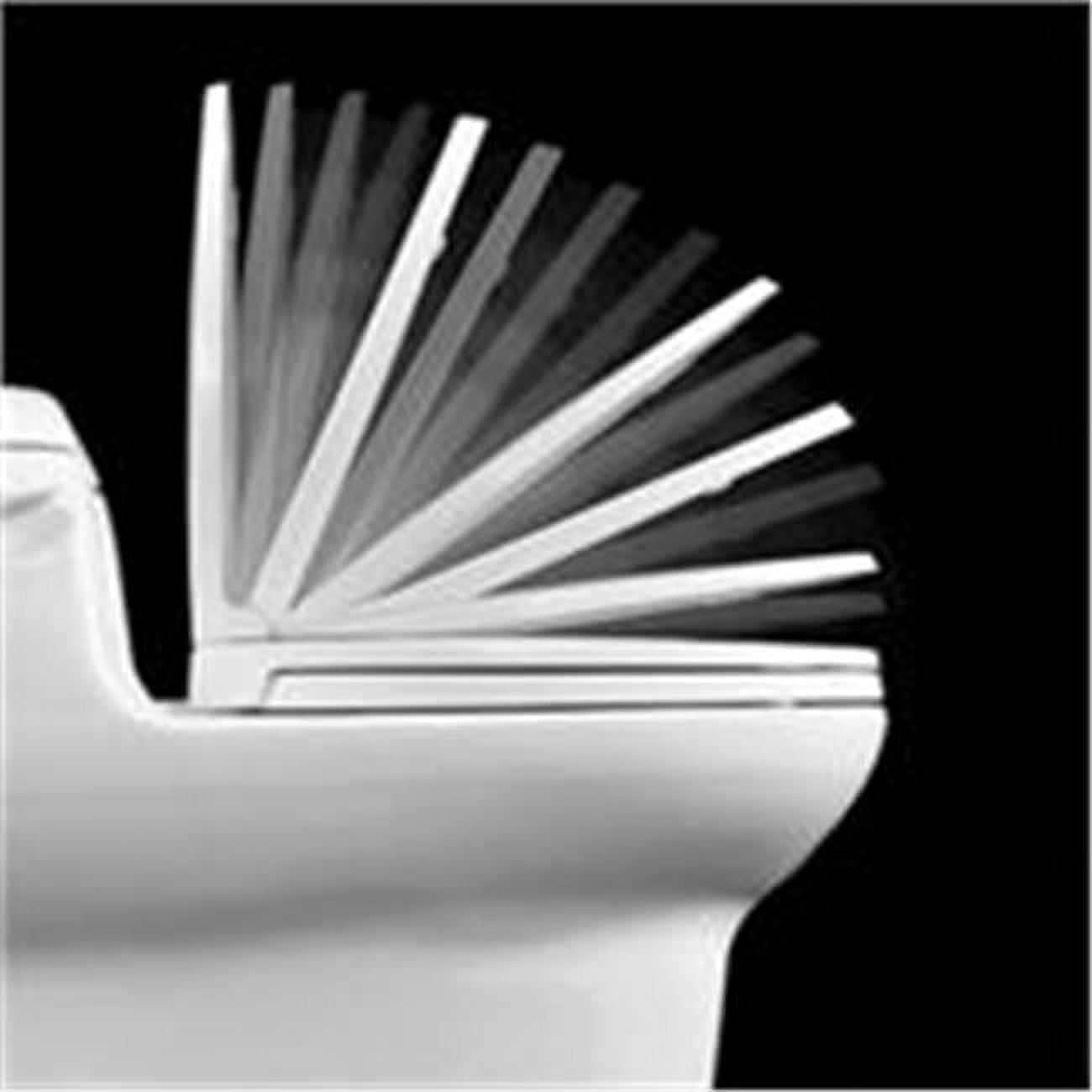 Centoco 1700SC-416 Elongated Plastic Toilet Seat with Safety Close, Biscuit