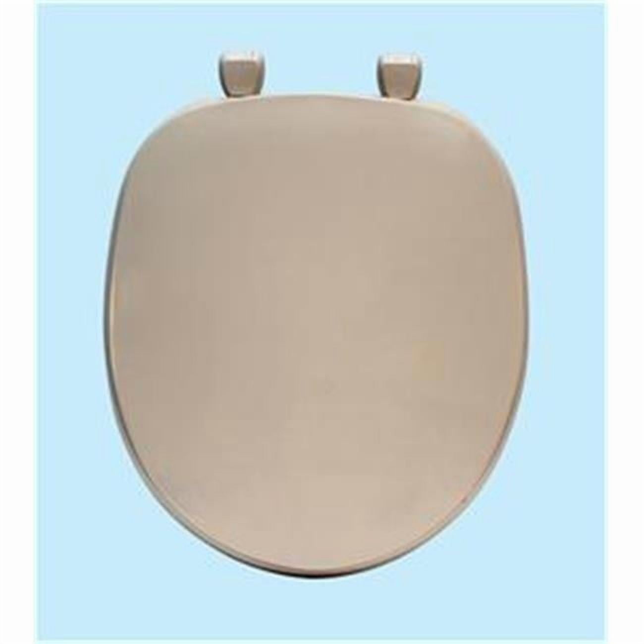 Centoco 200-106 Round Plastic Toilet Seat, Residential and Light Weight Commercial, Bone