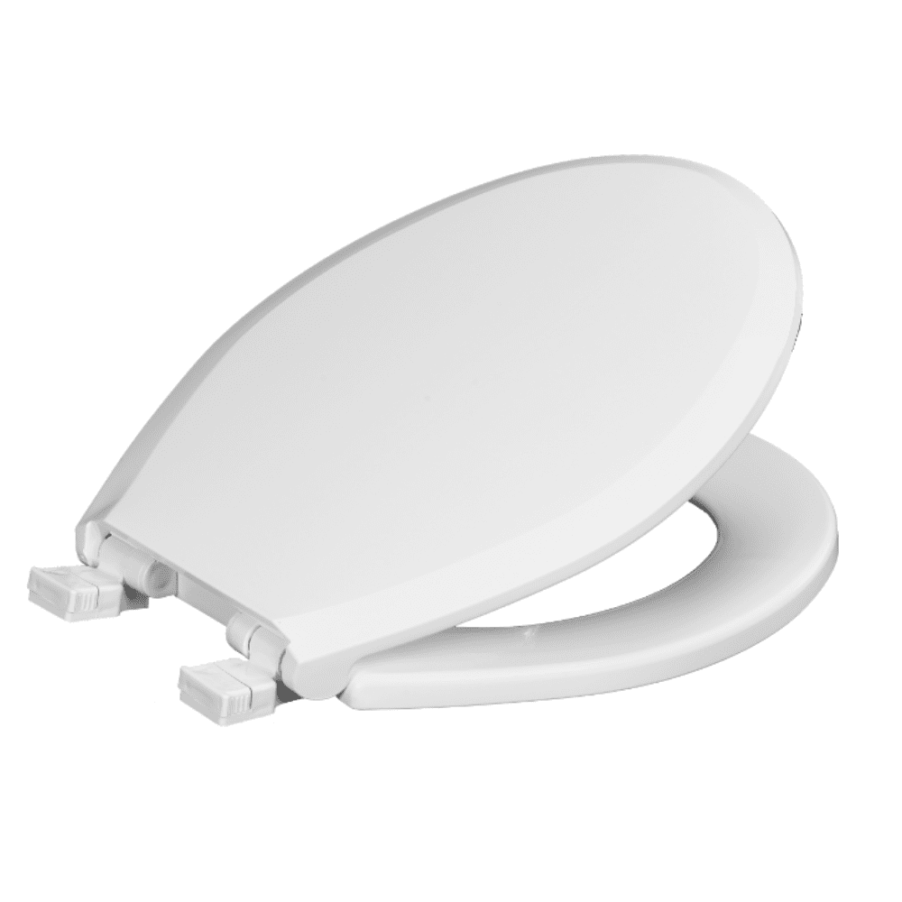 Centoco 3700SCLC001 Round Plastic Toilet Seat with Safety Close + Lift