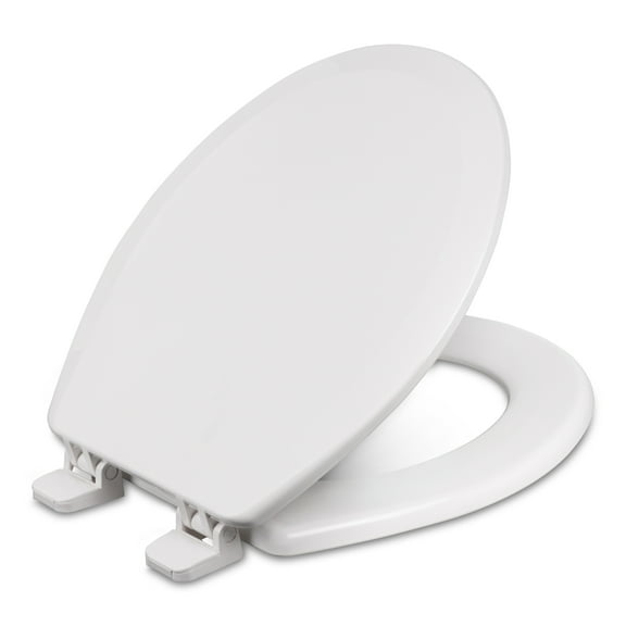 Centoco 700-001 Round Molded Wood Toilet Seat, Centocore Technology, White