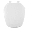 Centoco EMB201001 Eljer Emblem Round Plastic Toilet Seat with Square