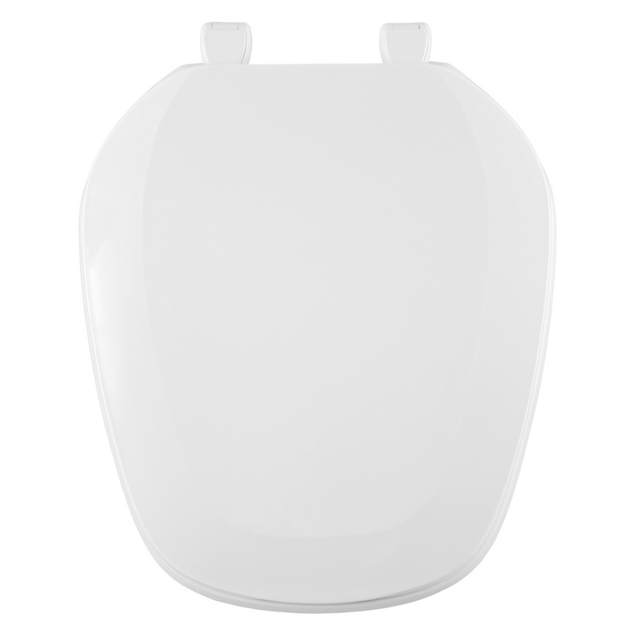 Centoco EMB201001 Eljer Emblem Round Plastic Toilet Seat with Square