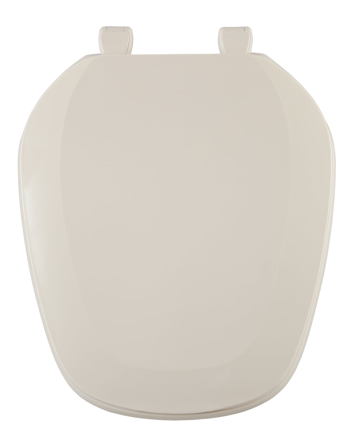 Natural Round Plastic Toilet Seat with Square Front