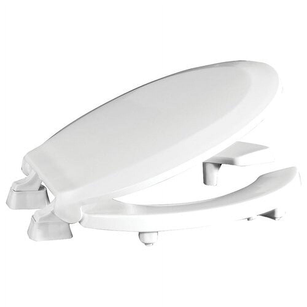 Centoco HL460STS001 Round 2" Raised Plastic Toilet Seat, Open Front