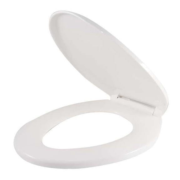 Centoco Toilet Seat, Wht, 14.25 in W, 1.75 in H 4200-001