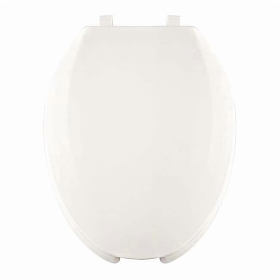 Centoco Toilet Seat With Cover, Check Hinge, Elongated, White AMFR820STS001