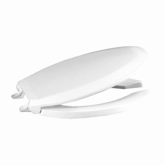 Toilet Seat With Cover, Toilet Seat, Elongated, White 820TM-001