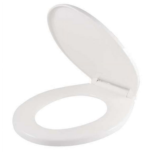 Centoco Toilet Seat, Wht, 14.375 in W, 1.75 in H 4100-001