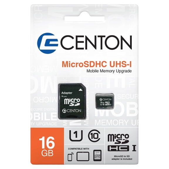 Centon 16GB Class 10 UHS-I microSD Card