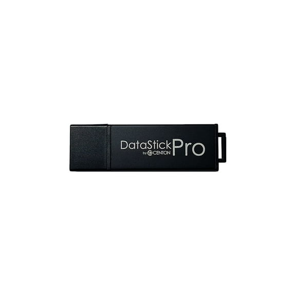Centon DataStick Pro USB 3.0 Type A Flash Drive, 256 GB, Black, 5/Pack