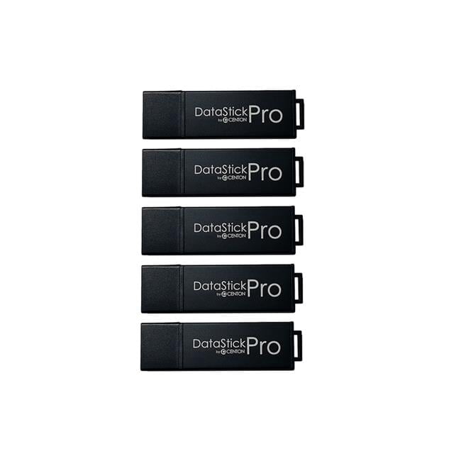 Centon Electronics  64GB Black Valuepack USB 3.0 Datastick Pro Flash Drive, Pack of 5