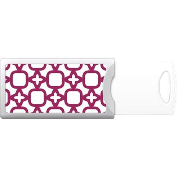 8GB Push USB Elm Bold Collection, Purple