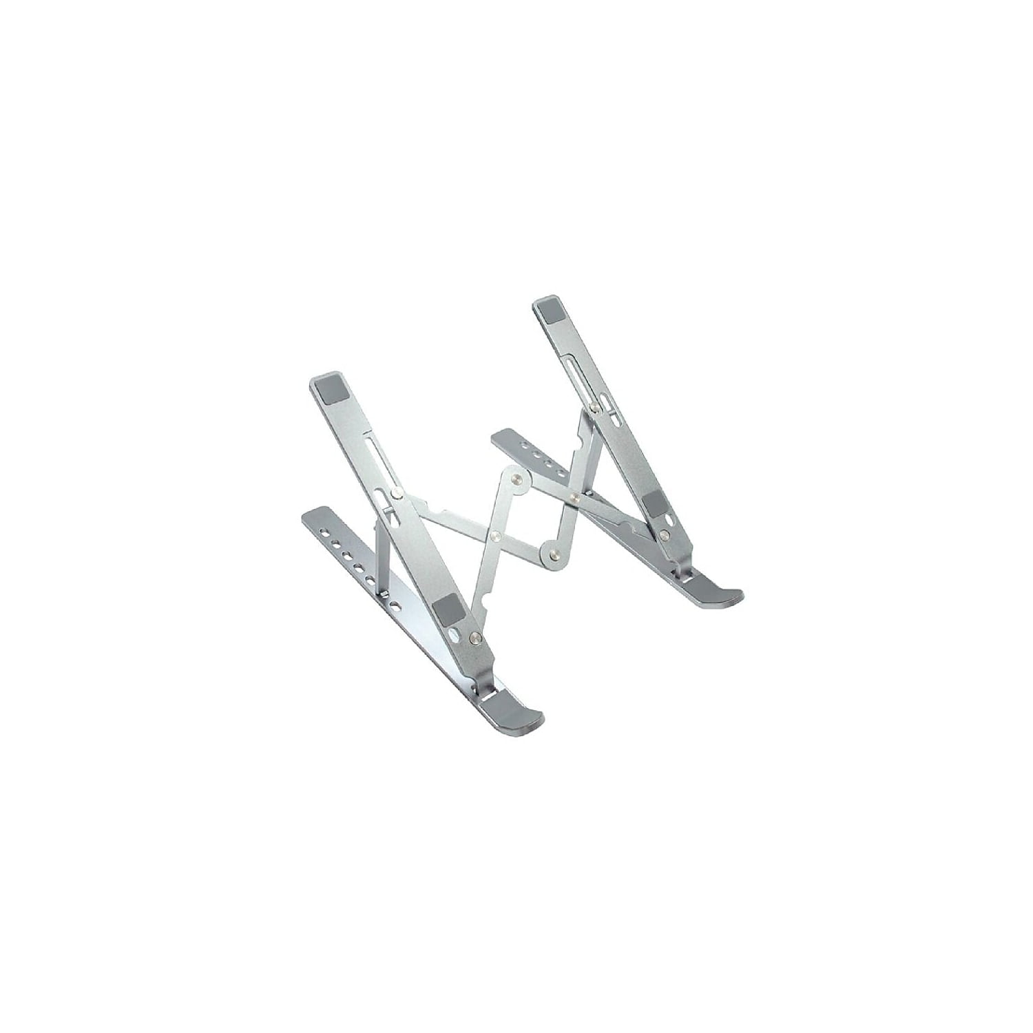 Centon Electronics OBA2E Portable Laptop Riser Stand, 11.85" X 2.5" To 5.5", Silver