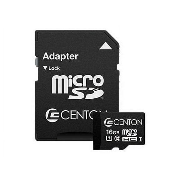 Centon 16 GB Class 4 microSDHC, 2 Pack