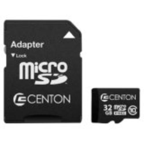 Centon MP Essential - Flash memory card (SD adapter included) - 32 GB - Class 10 - microSDHC