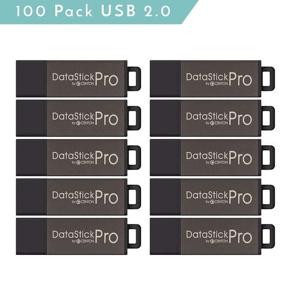 CENTON MP VALUEPACK USB 2.0 DATASTICK PRO GREY, 4GB 100PACK