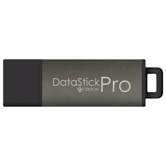 Centon USB 2.0 Datastick Pro (Charcoal Metallic), 64GB