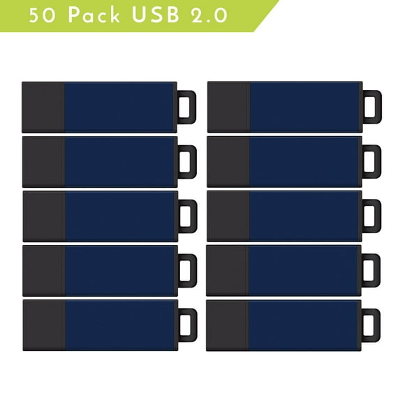 Centon ValuePack USB 2.0 Datastick Pro2 (Blue), 8GB 50 Pack