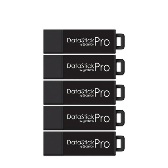 Centon ValuePack USB 3.0 Datastick Pro (Black), 16GB, 5 Pack