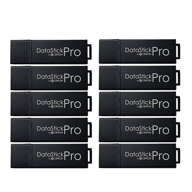 Centon ValuePack USB 3.0 Datastick Pro (Black), 8GB, 10 Pack