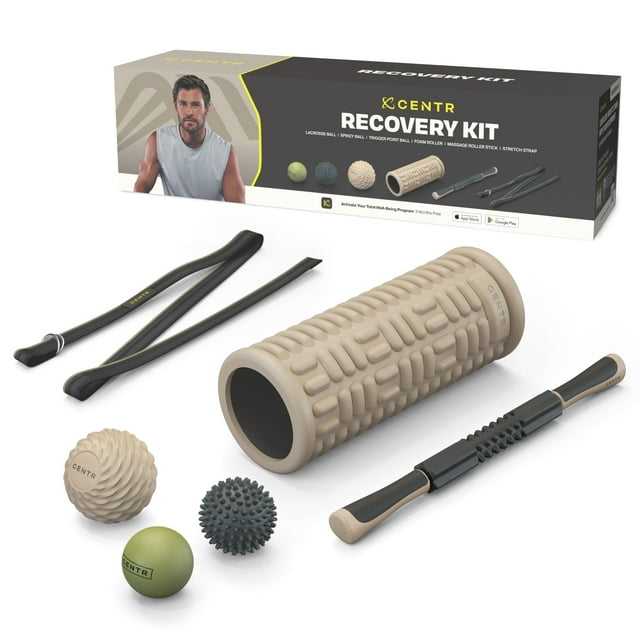 Centr By Chris Hemsworth Recovery Kit, Targets Sore Muscles, 6Piece