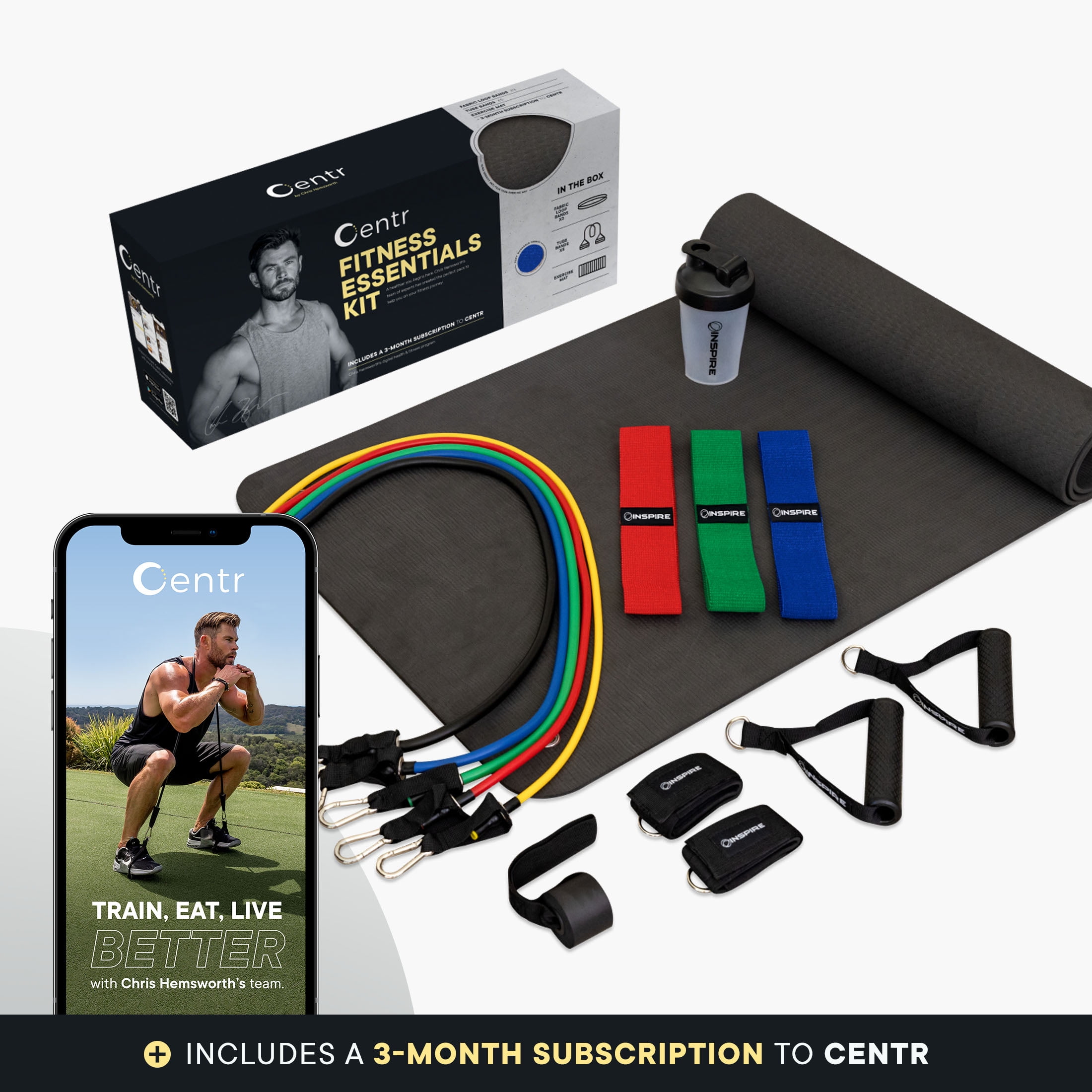 Chris Hemsworth's Centr Fitness Kit with 3-Month UK