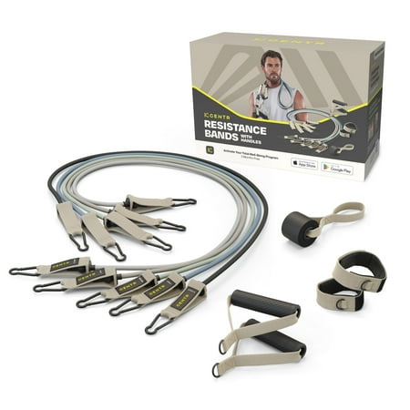 Centr - Resistance Bands with Handles - Multicolor