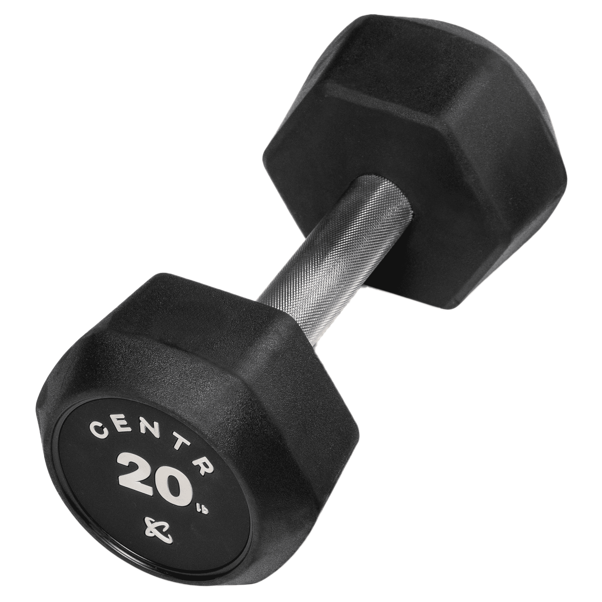 CAP Barbell, 20lb Rubber Hex Dumbbell, Single - Walmart.com