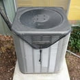 thumbnail image 1 of Central Air Conditioner Cover for Outside Units Mesh AC Covers for Outside Unit, Heat Pump Mesh Protector, Full Leaf Guard, Round Compressor Net Defender for AC Outdoor Conditioners(66*66cm,Grey), 1 of 6