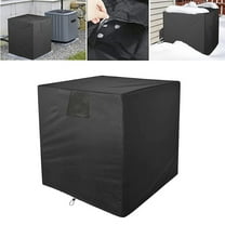 Central Air Conditioner Cover for Outside Units, Waterproof & Windproof Outdoor AC Units Cover, Heavy Duty AC Unit for Outdoor Large AC Cover for Winter, 1 Pcs, 24x24x30"