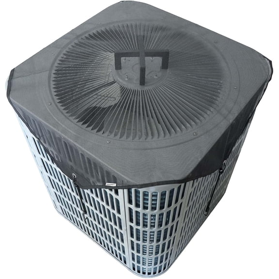 Central Air Conditioner Covers for Outside 36'' X 36'', Mesh AC Covers for Outside Unit, Breathable AC Conditioning Condenser Compressor Cover with AC Stand Support - Top Universal Defender