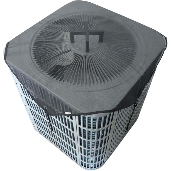 Central Air Conditioner Covers for Outside 36'' X 36'', Mesh AC Covers for Outside Unit, Breathable AC Conditioning Condenser Compressor Cover with AC Stand Support - Top Universal Defener
