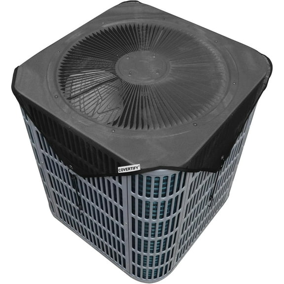 Central Air Conditioner Covers for Outside 36'' X 36'', Mesh AC Covers for Outside Unit, Breathable AC Conditioning Condenser Compressor Cover, Top Universal Defender for All Season