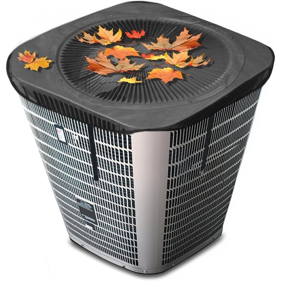 Central Air Conditioner Covers for Outside Units 32'' x 32'', Breathable AC Mesh Cover Protector Outside Unit, Durable AC Cover for Vent & Heater Unit, Top  Defener for  Seasons