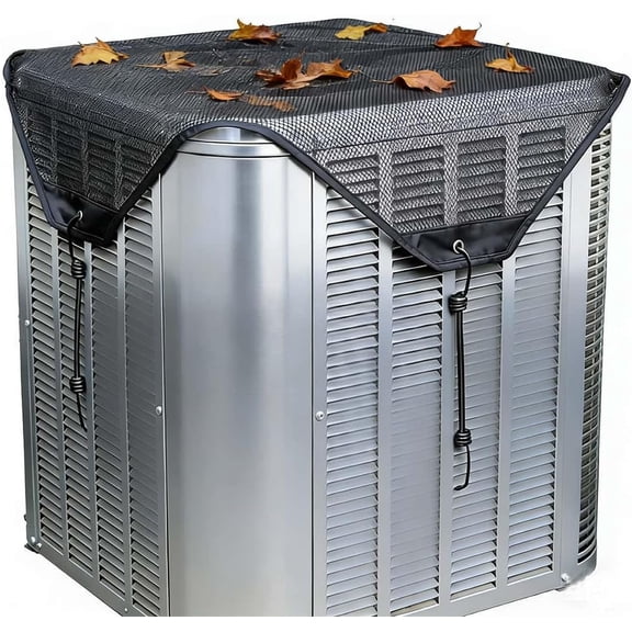 Central Air Conditioner Covers for Outside Units 36'' x 36'', AC Mesh Covers for Outside Unit, Ac Shade for Outside Unit, Breathable Hvac Top Universal Defender for All Season (Mesh, 36" x 36")