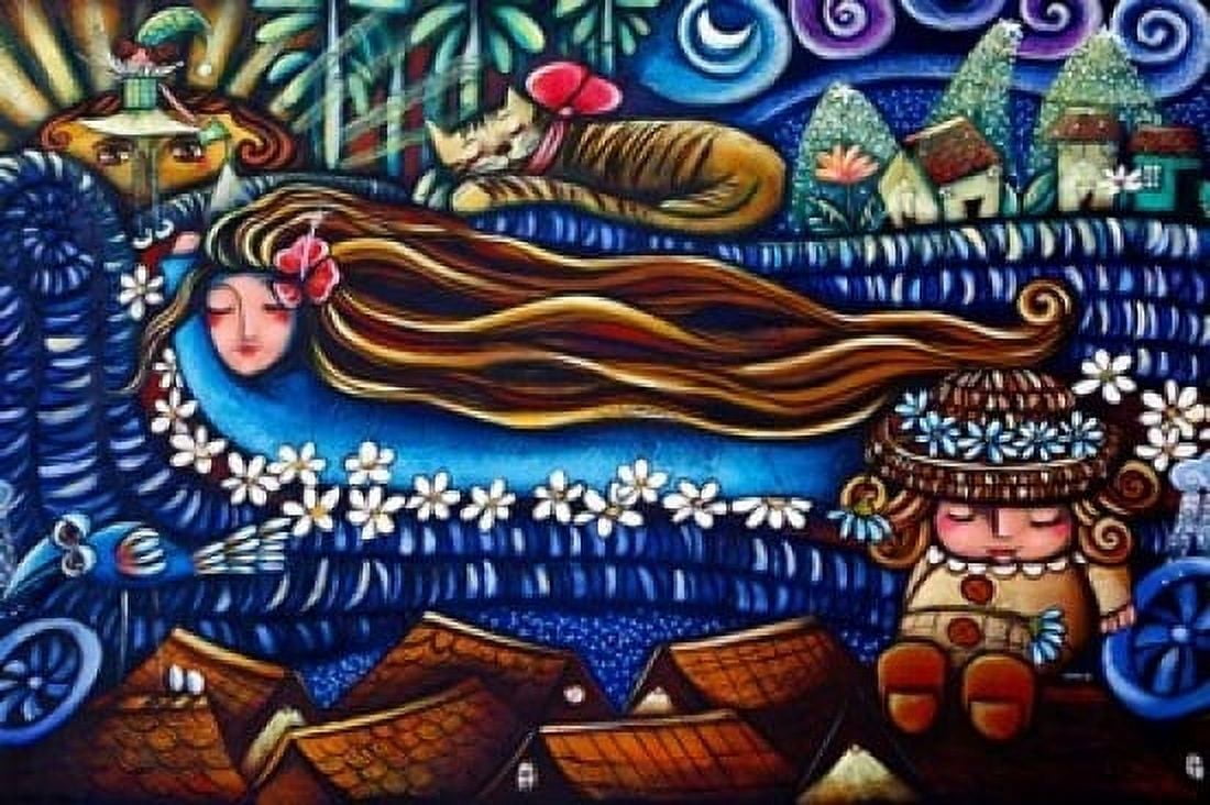 Central America Cuba Caibarien Painting by Mayelin Perez Noa Canvas Art - Kymri Wilt DanitaDelimont (19 x 12)