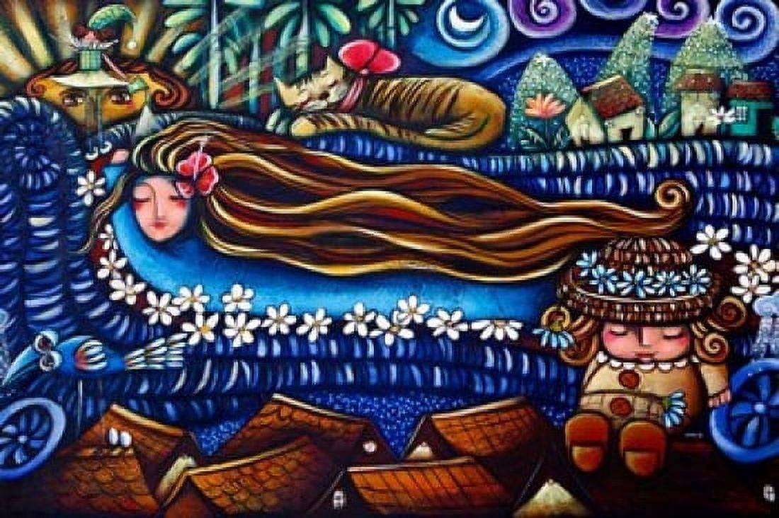 Central America Cuba Caibarien Painting by Mayelin Perez Noa Canvas Art - Kymri Wilt DanitaDelimont (38 x 25)